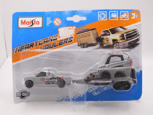 Ford F-350 Super Duty s vlekem a bagrem