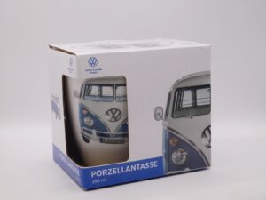 Porcelánový hrnek Volkswagen Transporter T1 modrá